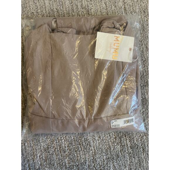 Show Me Your Mumu Claire Midi Bridesmaid Formal Dress Soft Beige NWT XS - Picture 4 of 5